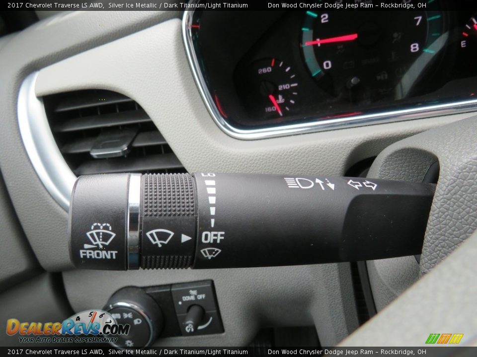 2017 Chevrolet Traverse LS AWD Silver Ice Metallic / Dark Titanium/Light Titanium Photo #23