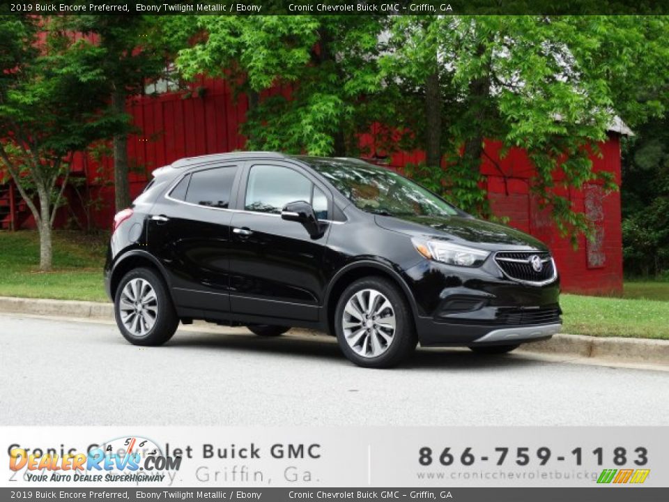 2019 Buick Encore Preferred Ebony Twilight Metallic / Ebony Photo #1