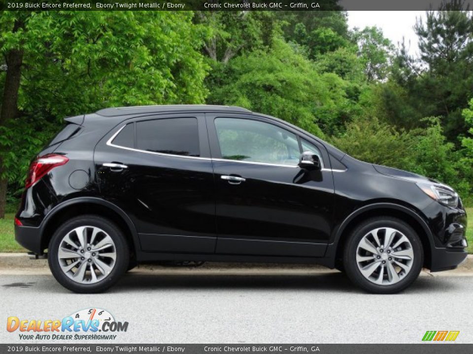 Ebony Twilight Metallic 2019 Buick Encore Preferred Photo #2