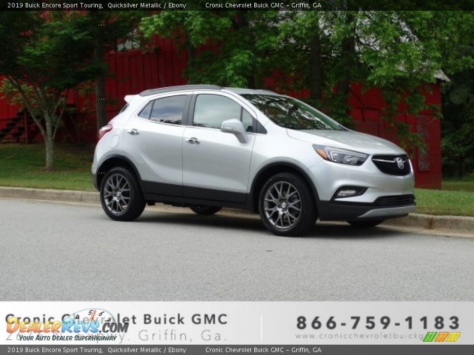 2019 Buick Encore Sport Touring Quicksilver Metallic / Ebony Photo #1