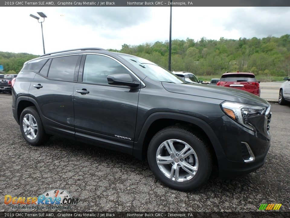 2019 GMC Terrain SLE AWD Graphite Gray Metallic / Jet Black Photo #3