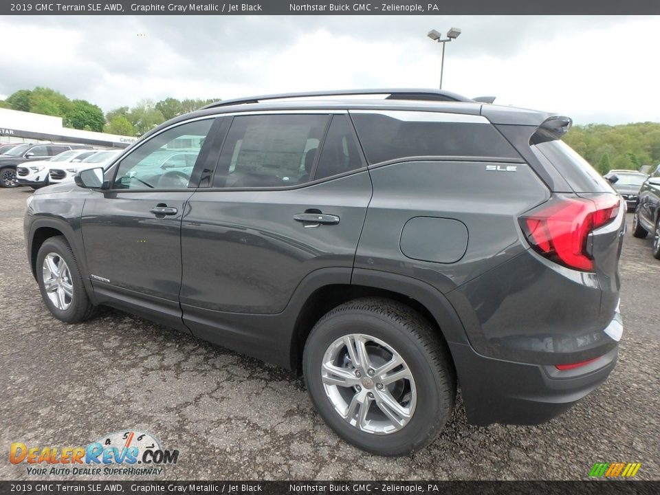 2019 GMC Terrain SLE AWD Graphite Gray Metallic / Jet Black Photo #8