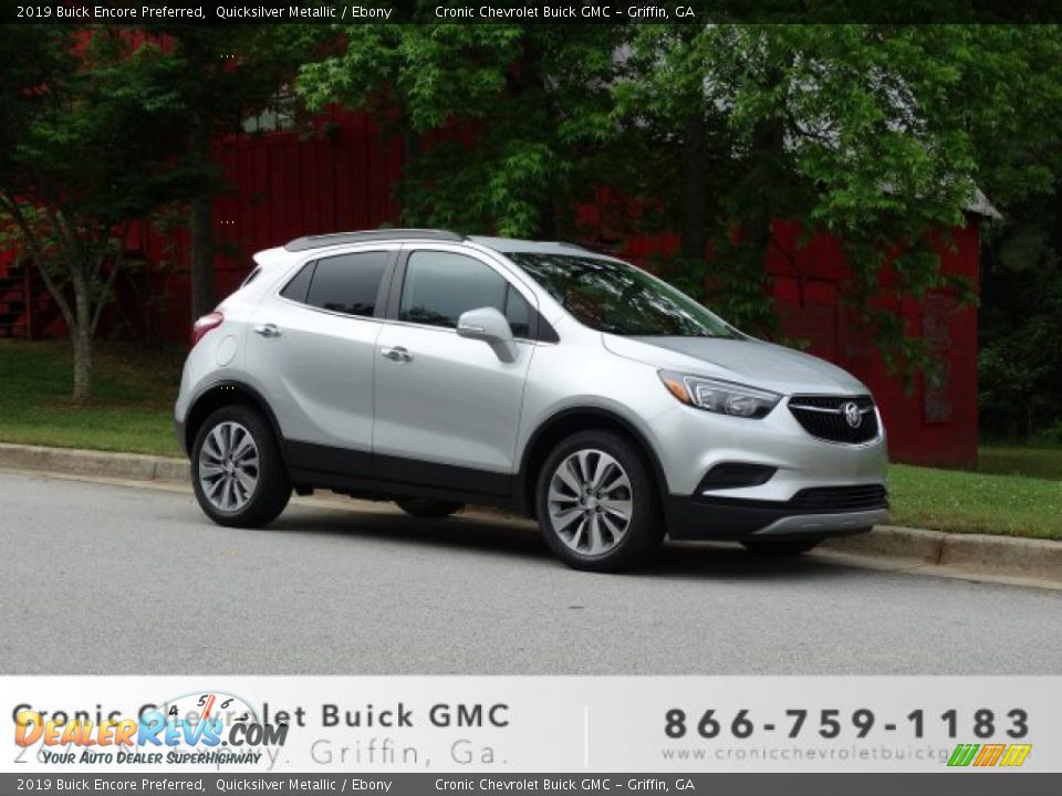 2019 Buick Encore Preferred Quicksilver Metallic / Ebony Photo #1