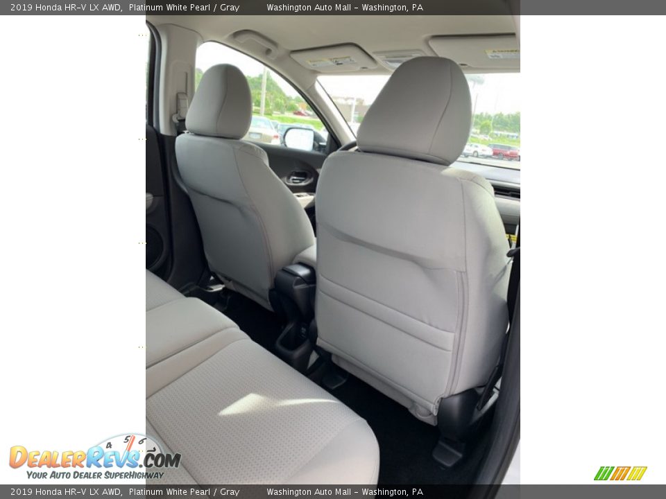 2019 Honda HR-V LX AWD Platinum White Pearl / Gray Photo #24