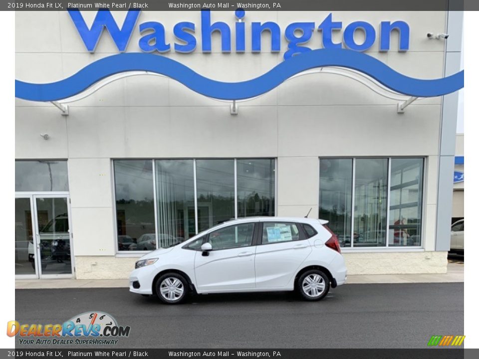 2019 Honda Fit LX Platinum White Pearl / Black Photo #1