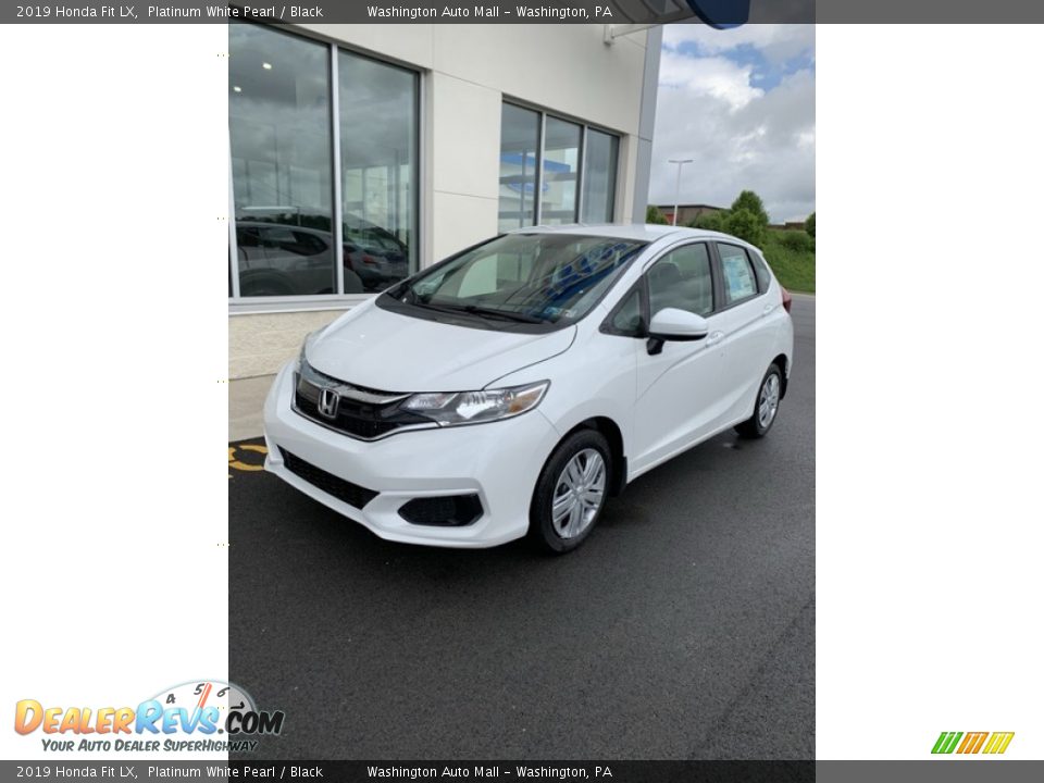 2019 Honda Fit LX Platinum White Pearl / Black Photo #2
