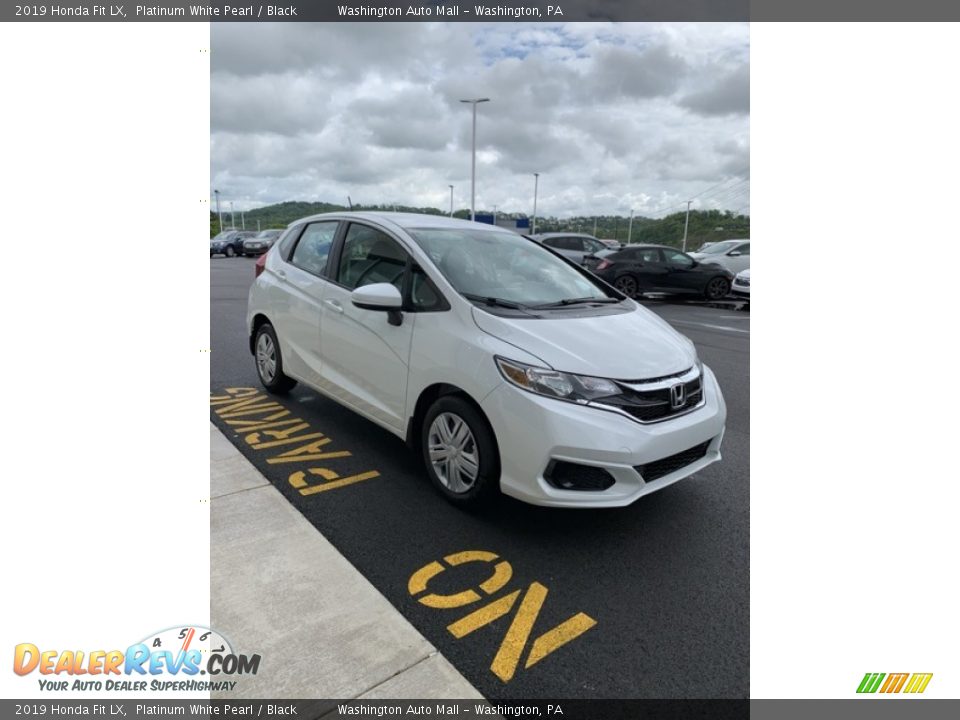 2019 Honda Fit LX Platinum White Pearl / Black Photo #4