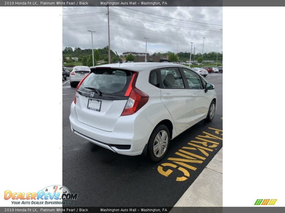 2019 Honda Fit LX Platinum White Pearl / Black Photo #5