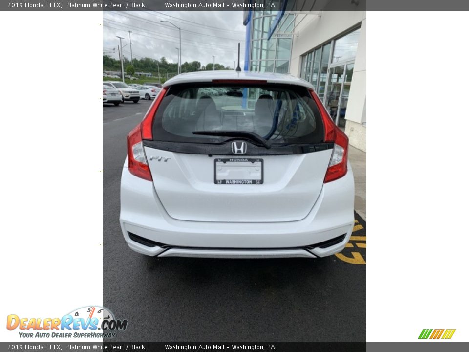 2019 Honda Fit LX Platinum White Pearl / Black Photo #6