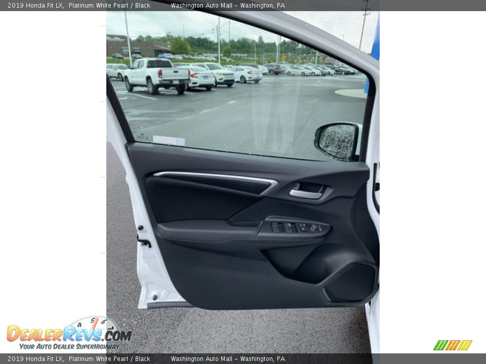 2019 Honda Fit LX Platinum White Pearl / Black Photo #8