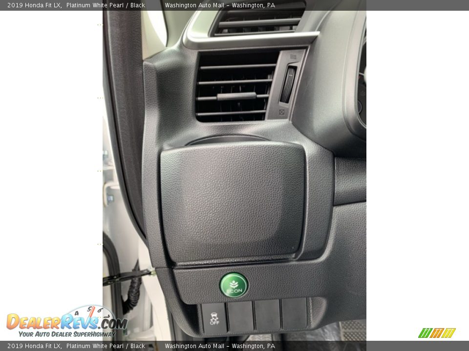 2019 Honda Fit LX Platinum White Pearl / Black Photo #10