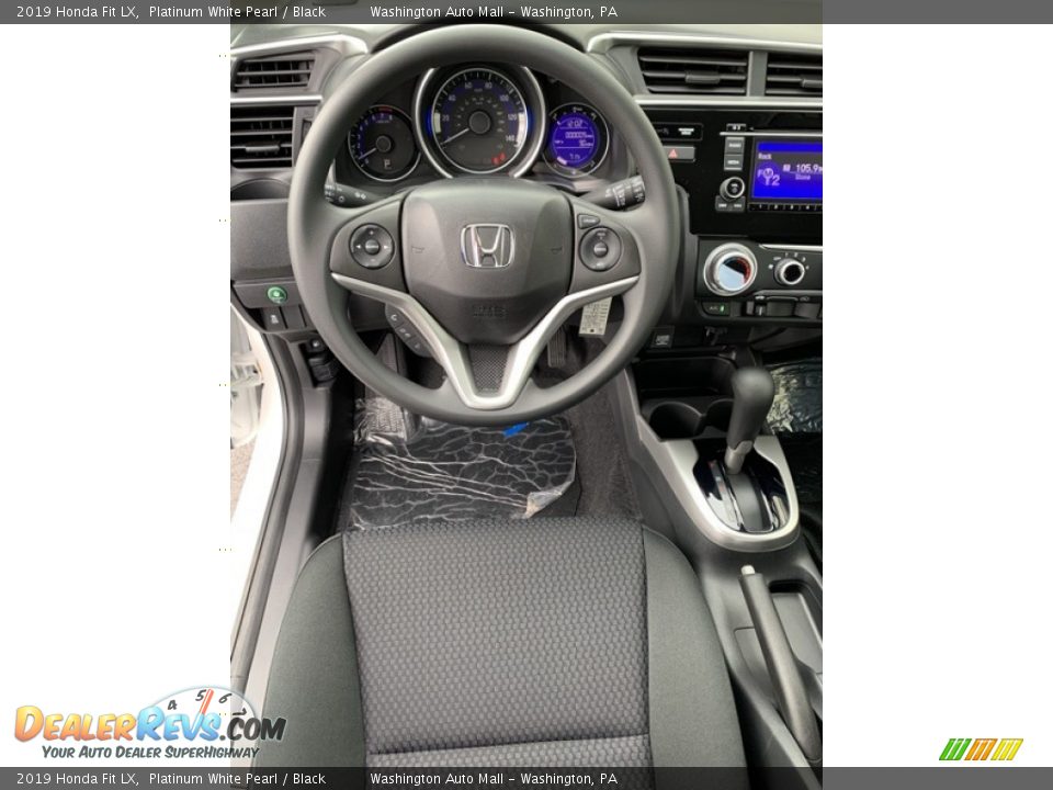 2019 Honda Fit LX Platinum White Pearl / Black Photo #11