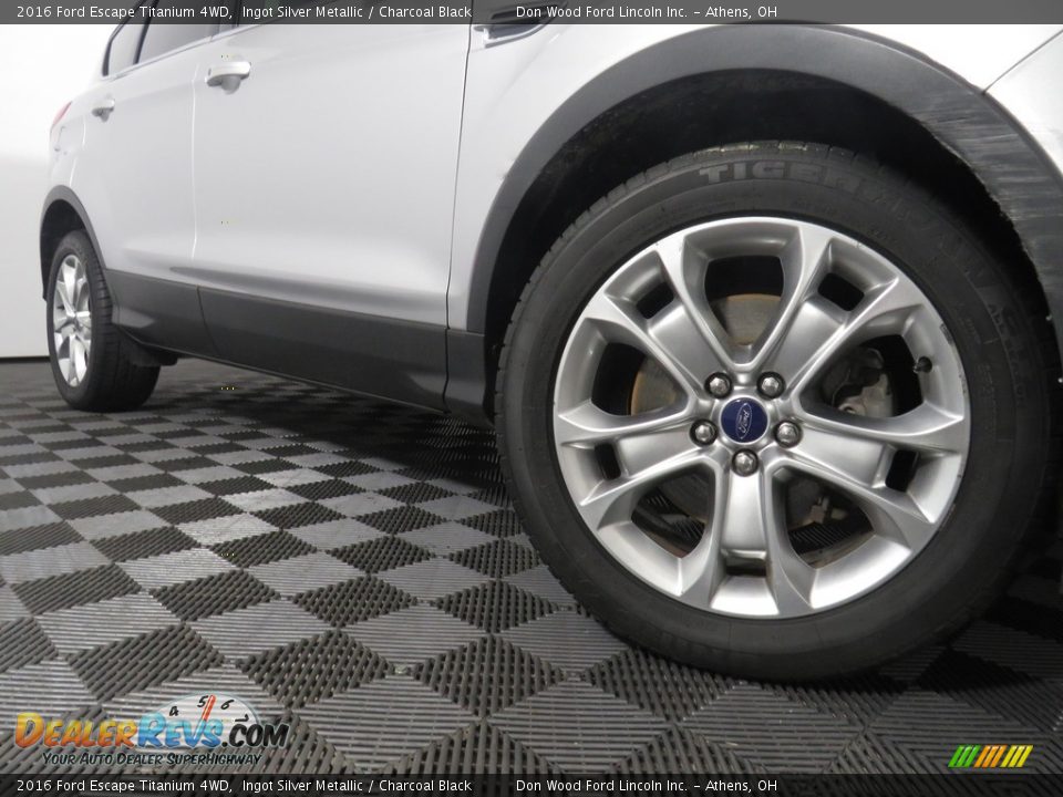 2016 Ford Escape Titanium 4WD Ingot Silver Metallic / Charcoal Black Photo #4
