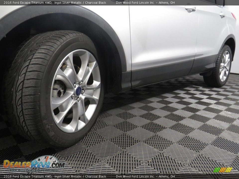 2016 Ford Escape Titanium 4WD Ingot Silver Metallic / Charcoal Black Photo #9