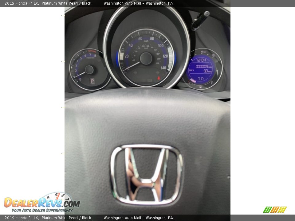 2019 Honda Fit LX Platinum White Pearl / Black Photo #28