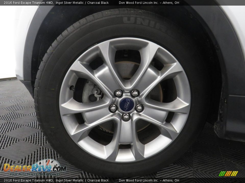 2016 Ford Escape Titanium 4WD Ingot Silver Metallic / Charcoal Black Photo #21