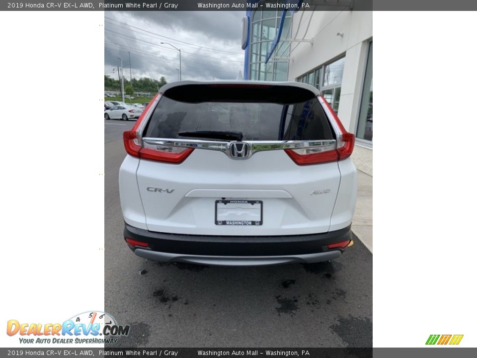 2019 Honda CR-V EX-L AWD Platinum White Pearl / Gray Photo #6