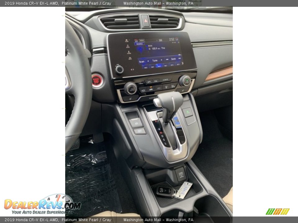 2019 Honda CR-V EX-L AWD Platinum White Pearl / Gray Photo #33
