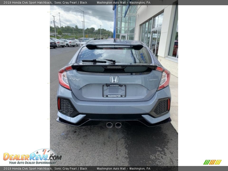 2019 Honda Civic Sport Hatchback Sonic Gray Pearl / Black Photo #6