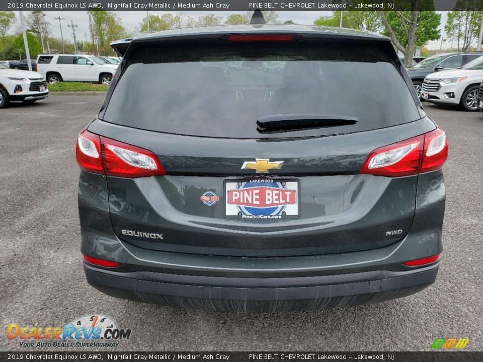 2019 Chevrolet Equinox LS AWD Nightfall Gray Metallic / Medium Ash Gray Photo #5