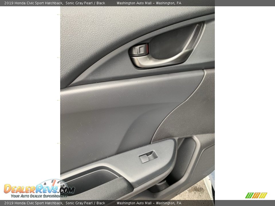 2019 Honda Civic Sport Hatchback Sonic Gray Pearl / Black Photo #17