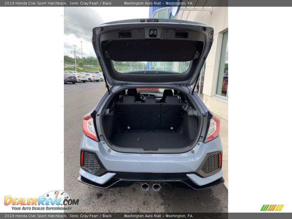 2019 Honda Civic Sport Hatchback Sonic Gray Pearl / Black Photo #20
