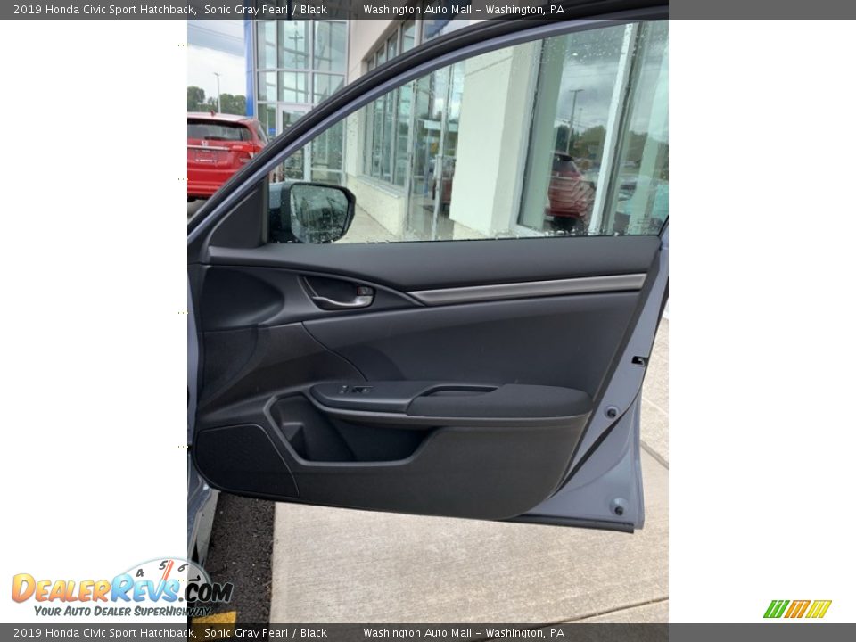 2019 Honda Civic Sport Hatchback Sonic Gray Pearl / Black Photo #26