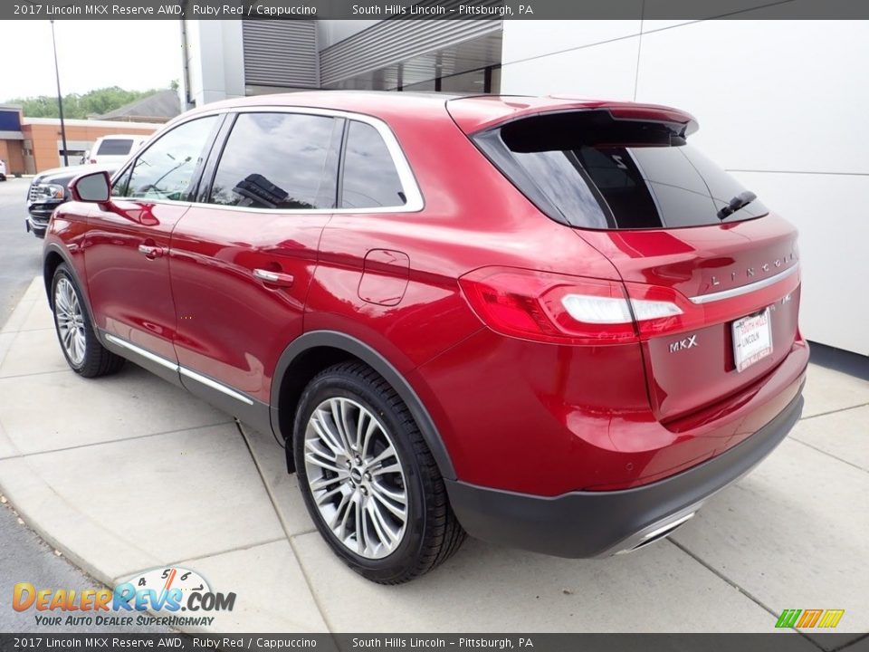 2017 Lincoln MKX Reserve AWD Ruby Red / Cappuccino Photo #3