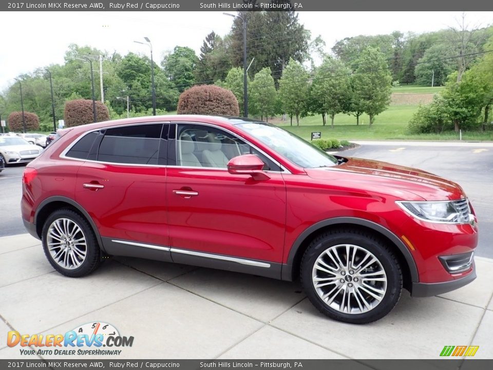 2017 Lincoln MKX Reserve AWD Ruby Red / Cappuccino Photo #7