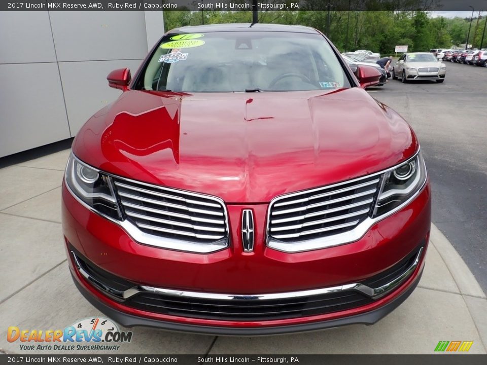 2017 Lincoln MKX Reserve AWD Ruby Red / Cappuccino Photo #9