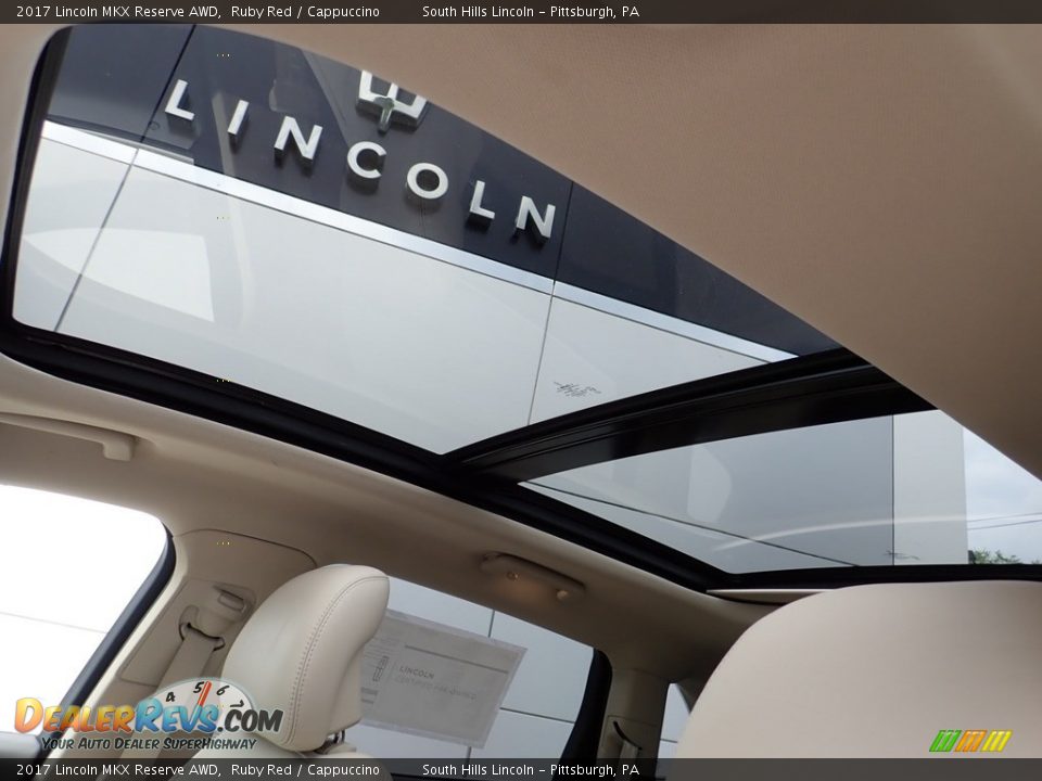 2017 Lincoln MKX Reserve AWD Ruby Red / Cappuccino Photo #20