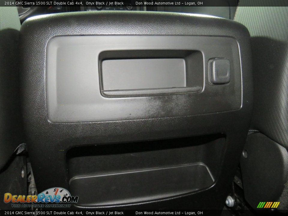2014 GMC Sierra 1500 SLT Double Cab 4x4 Onyx Black / Jet Black Photo #35