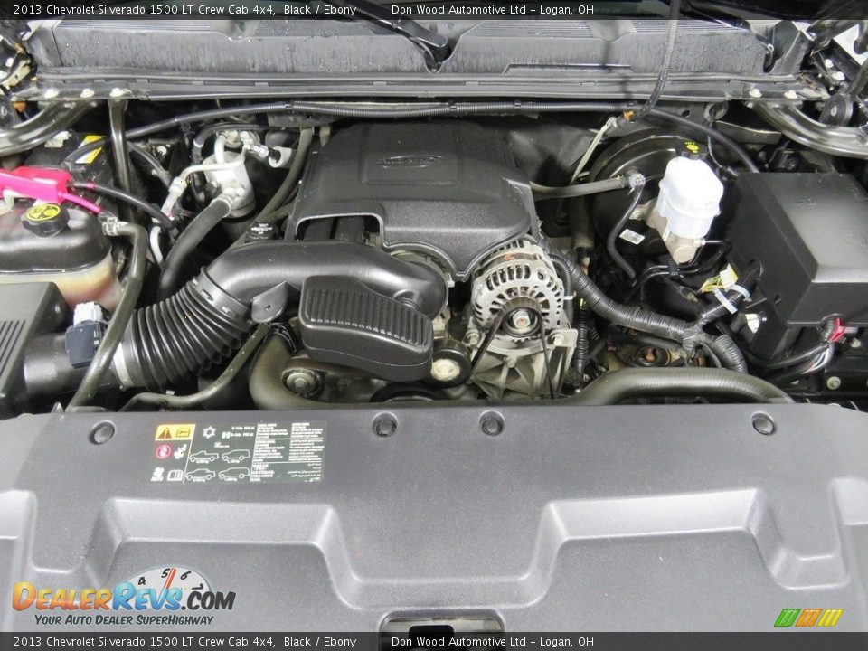 2013 Chevrolet Silverado 1500 LT Crew Cab 4x4 Black / Ebony Photo #6