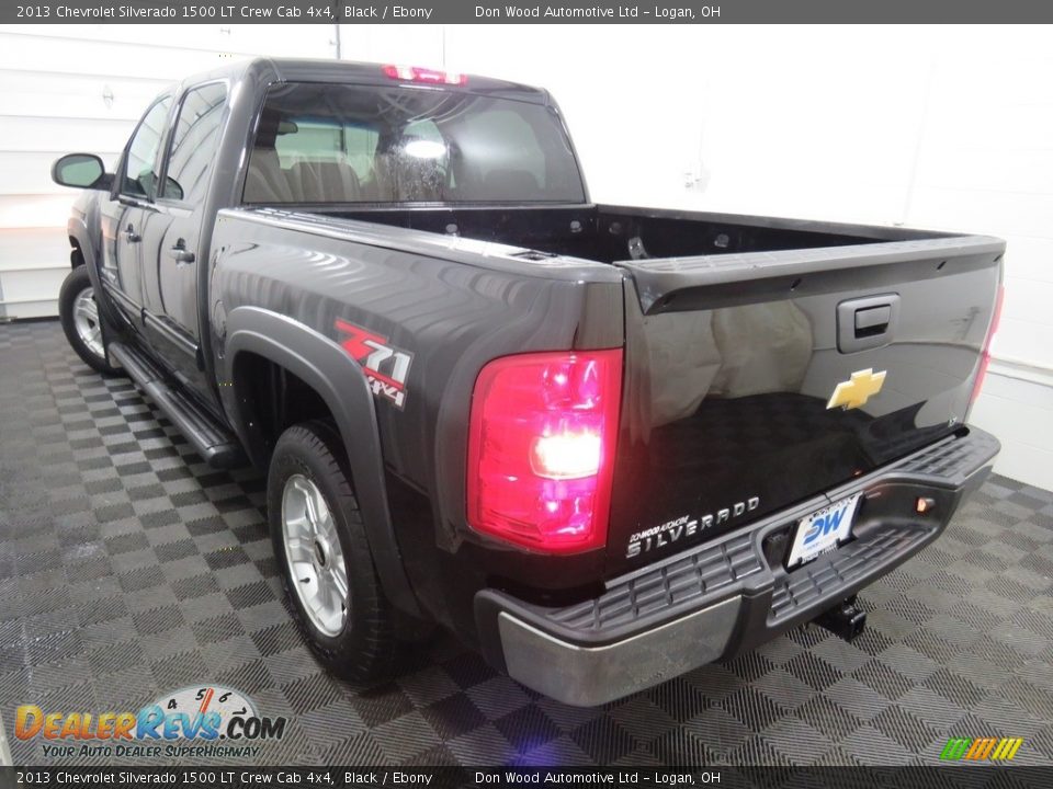 2013 Chevrolet Silverado 1500 LT Crew Cab 4x4 Black / Ebony Photo #10