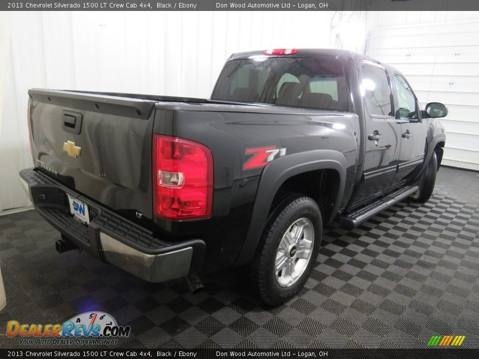 2013 Chevrolet Silverado 1500 LT Crew Cab 4x4 Black / Ebony Photo #13
