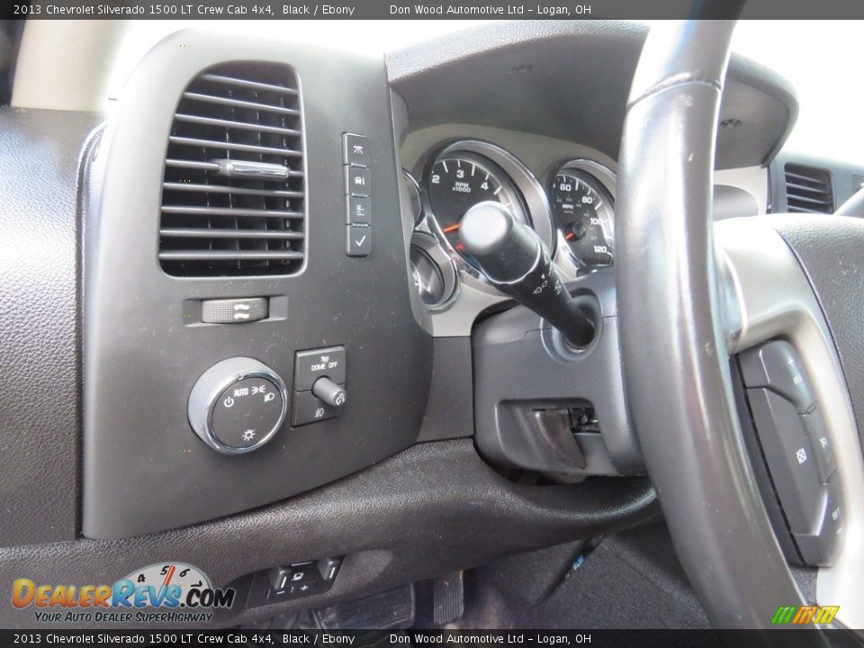 2013 Chevrolet Silverado 1500 LT Crew Cab 4x4 Black / Ebony Photo #16
