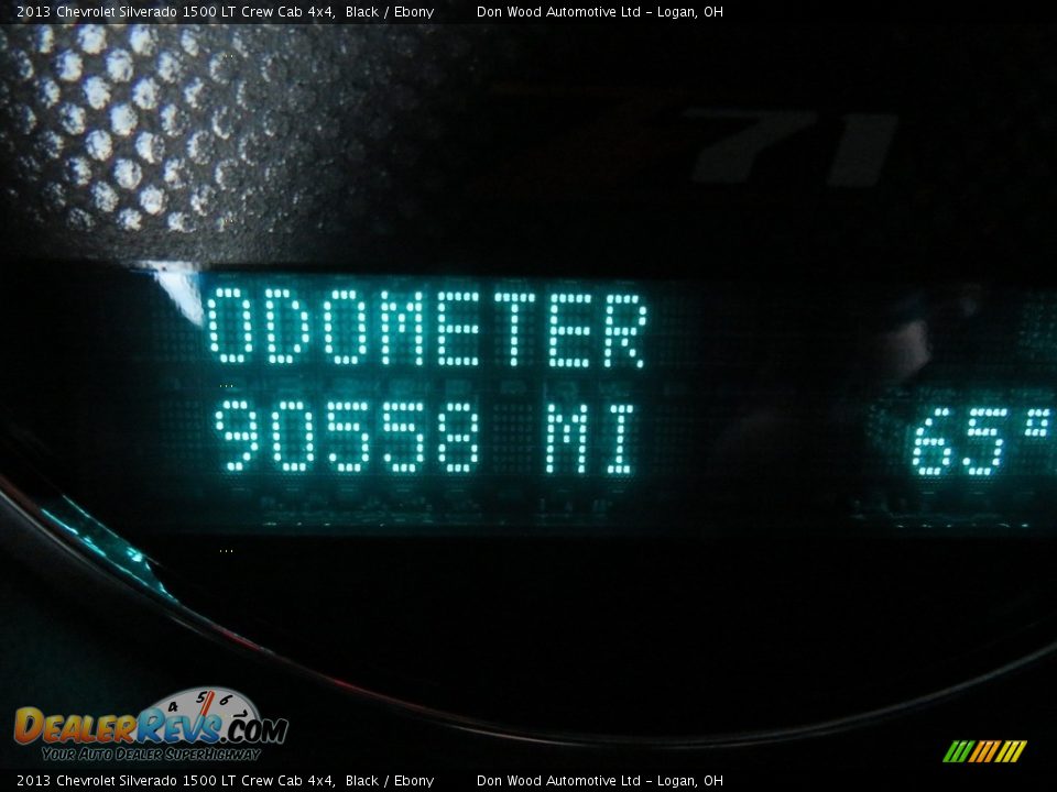 2013 Chevrolet Silverado 1500 LT Crew Cab 4x4 Black / Ebony Photo #18