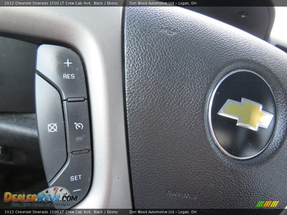 2013 Chevrolet Silverado 1500 LT Crew Cab 4x4 Black / Ebony Photo #20