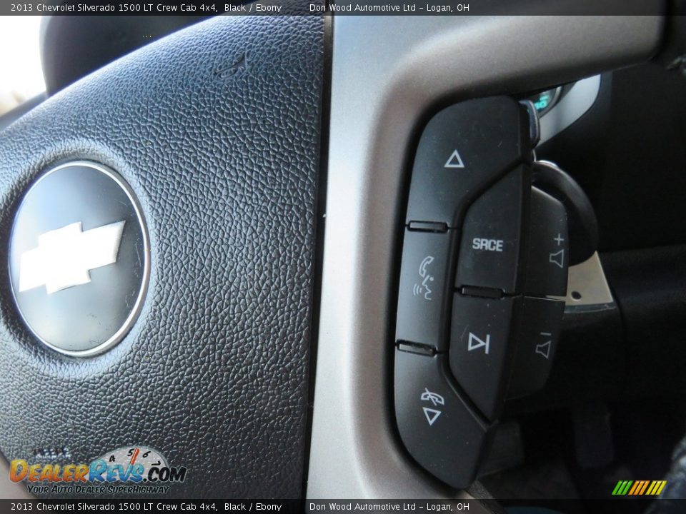 2013 Chevrolet Silverado 1500 LT Crew Cab 4x4 Black / Ebony Photo #21