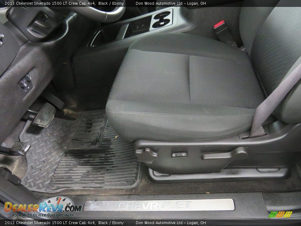 2013 Chevrolet Silverado 1500 LT Crew Cab 4x4 Black / Ebony Photo #25
