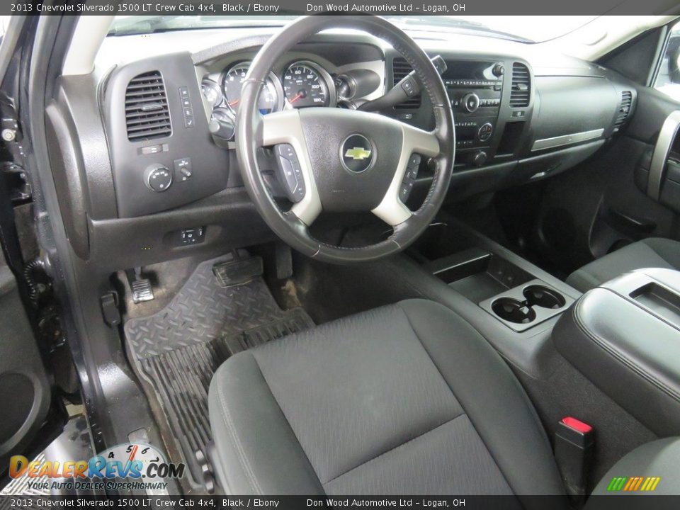 2013 Chevrolet Silverado 1500 LT Crew Cab 4x4 Black / Ebony Photo #26
