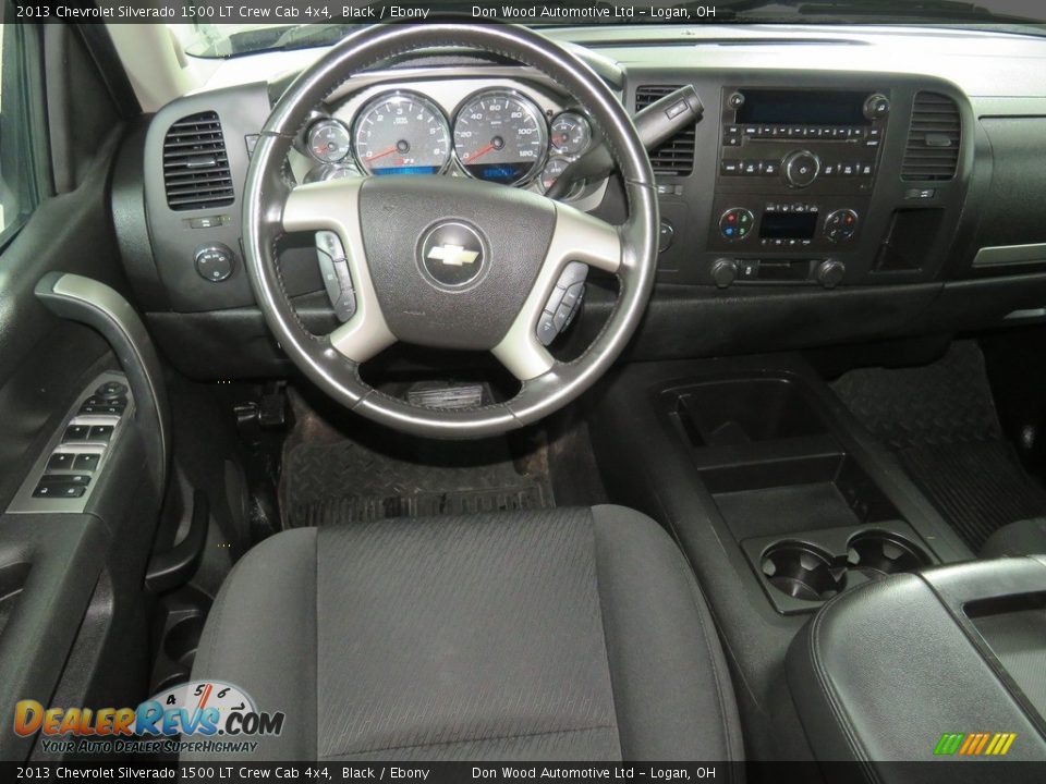 2013 Chevrolet Silverado 1500 LT Crew Cab 4x4 Black / Ebony Photo #31