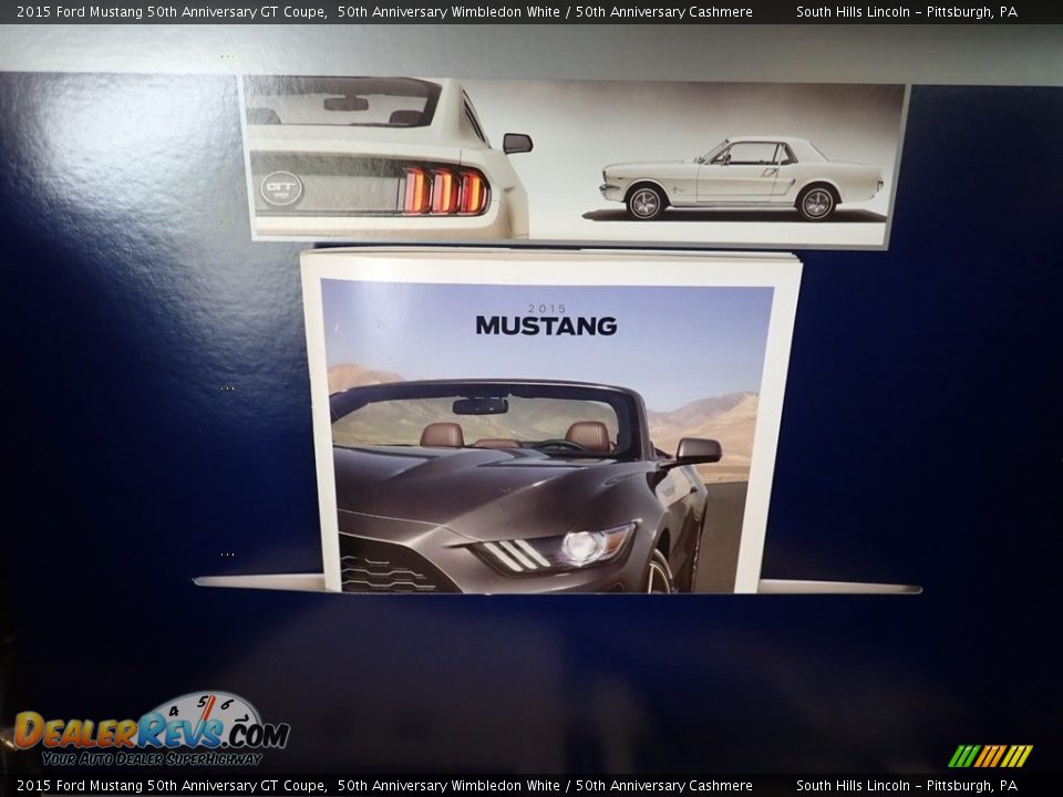 2015 Ford Mustang 50th Anniversary GT Coupe 50th Anniversary Wimbledon White / 50th Anniversary Cashmere Photo #30