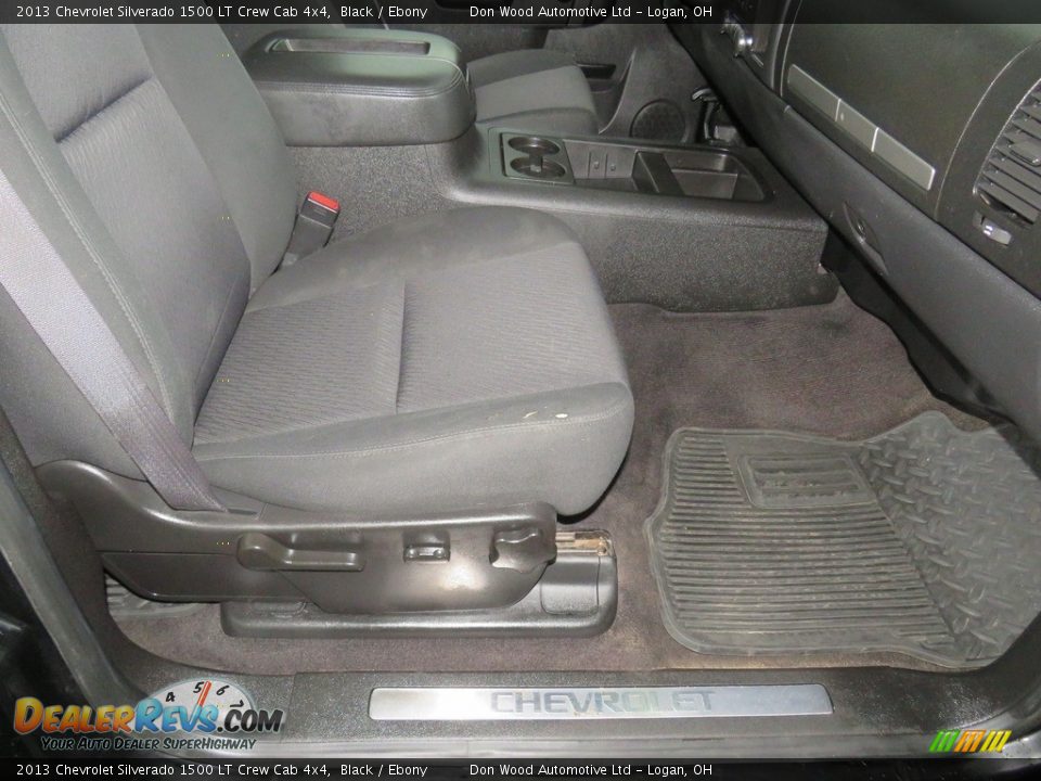 2013 Chevrolet Silverado 1500 LT Crew Cab 4x4 Black / Ebony Photo #35