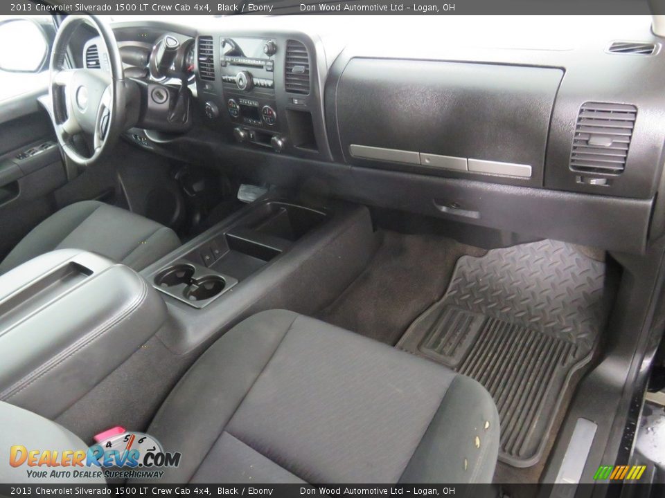 2013 Chevrolet Silverado 1500 LT Crew Cab 4x4 Black / Ebony Photo #36