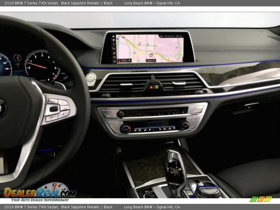 2019 BMW 7 Series 740i Sedan Black Sapphire Metallic / Black Photo #5
