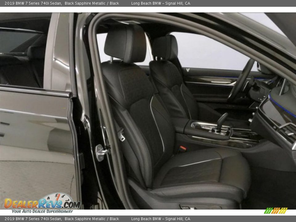 2019 BMW 7 Series 740i Sedan Black Sapphire Metallic / Black Photo #6