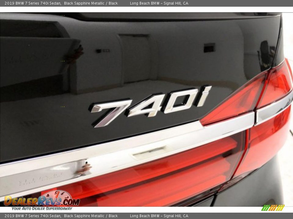 2019 BMW 7 Series 740i Sedan Black Sapphire Metallic / Black Photo #7