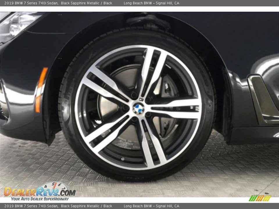2019 BMW 7 Series 740i Sedan Black Sapphire Metallic / Black Photo #8