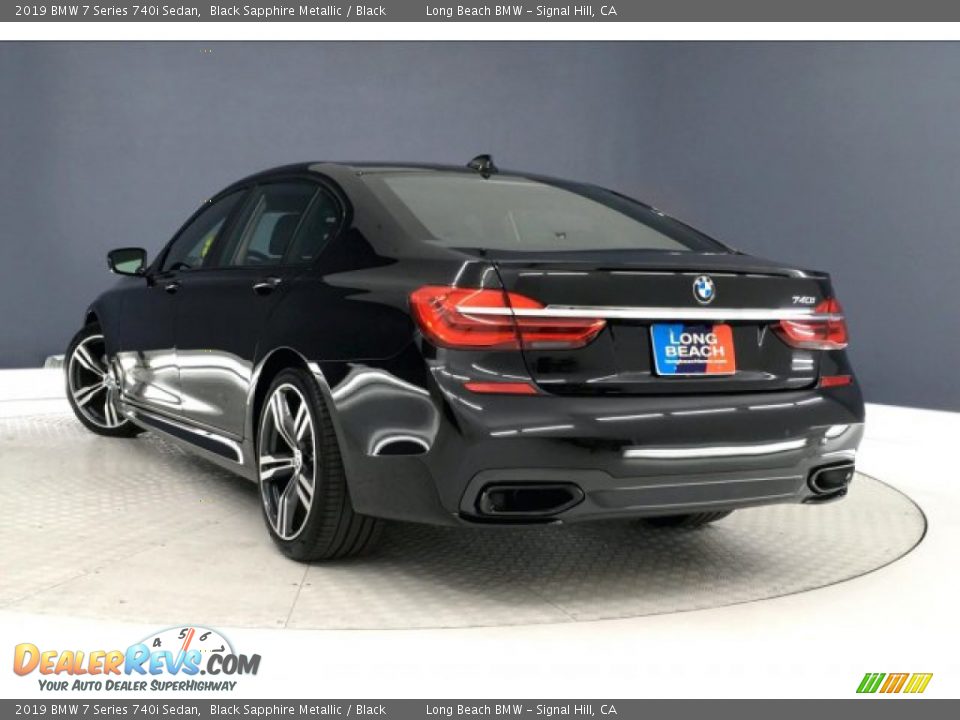 2019 BMW 7 Series 740i Sedan Black Sapphire Metallic / Black Photo #10